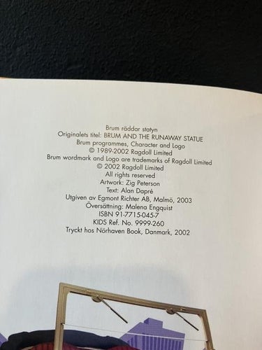 Bok - Brum räddar statyn av Alan Dapré