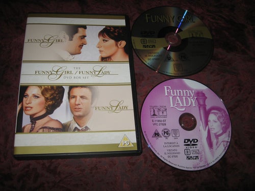 FUNNY GIRL + FUNNY LADY (BARBRA STEISAND,OMAR SHARIF,JAMES CAAN) 2-DISC DVD