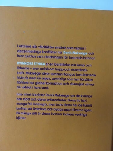 KVINNORS STYRKA Av: Denis Mukwege