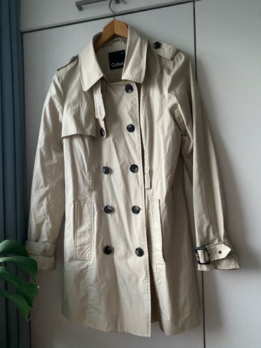 Cubus beige trenchcoat, storlek 42 L