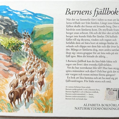 Barnens fjällbok - Bisse Falk & Lena Kallenberg, 1992