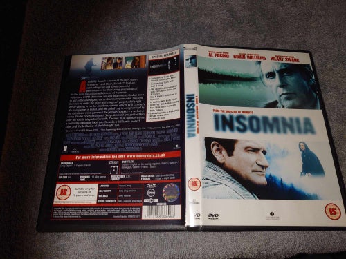 Insomnia (av Christopher Nolan med Al Pacino, Robin Williams)