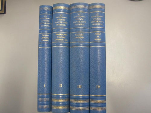 Ny illustrerad Svensk litteraturhistoria del 1-4