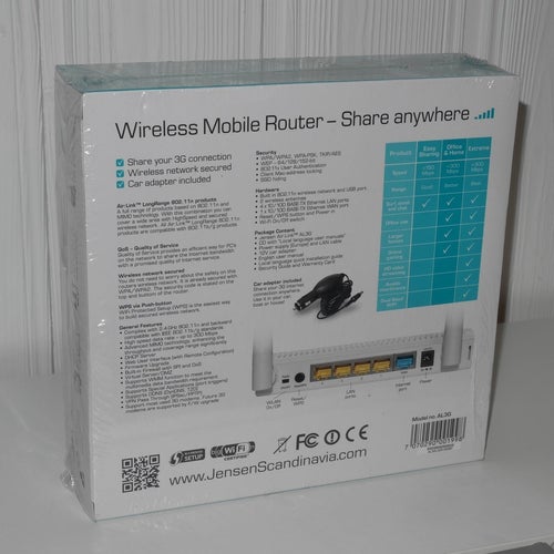Jensen Air:Link 3G Router inkl 12v biladapter för bil/husbil/campervan / NYTT