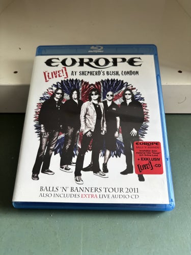 Musik Blu-Ray - Europe Live at shepherds bush London + CD