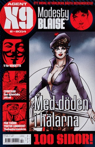 Agent X9 Serietidning 2014 nr 2 (Oläst arkivex) Modesty Blaise