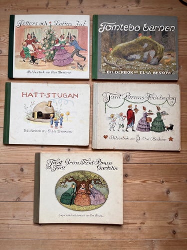 Samling av Elsa Beskows bilderböcker