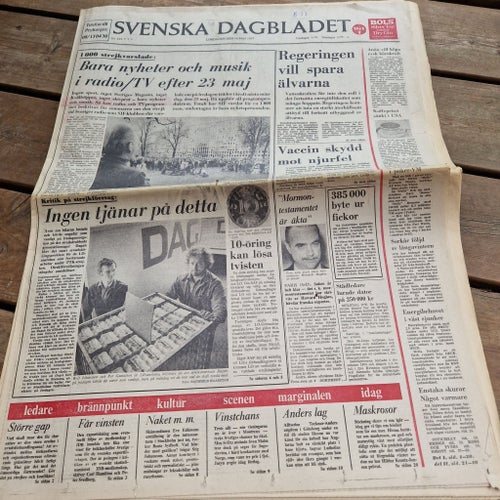 Svenska Dagbladet Lördagen den 14 Maj 1977