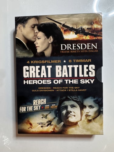 Great Battles: Heroes of the Sky (4 Krigsfilmer) DVD