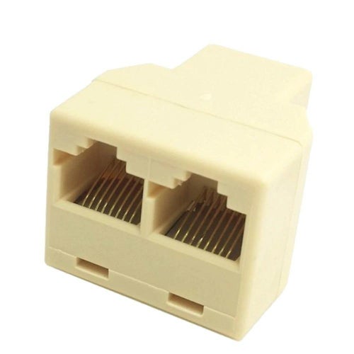 Trevägskoppling 8P/8C RJ45 Splitter