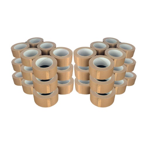 Packtejp Papper 36-pack 50mm x 50m Tape Tejp Brun Papperstejp