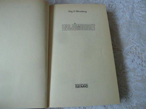 INSJÖMORDET, S. O. BLOMBERG, 1995,  BÖCKER