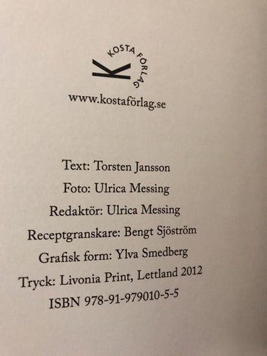 GRILLA MED TORSTEN JANSSON & VÄNNER Torsten Jansson Ulrika Messing 2012