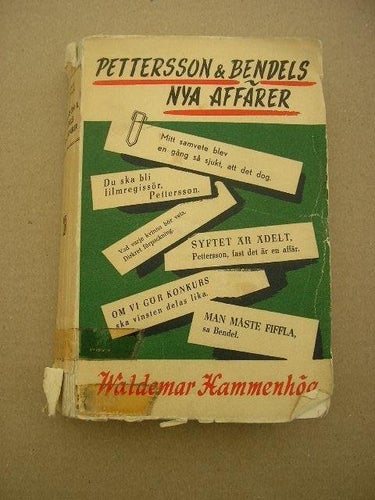 Pettersson & Bendels Nya Affärer av Waldemar Hammenhög