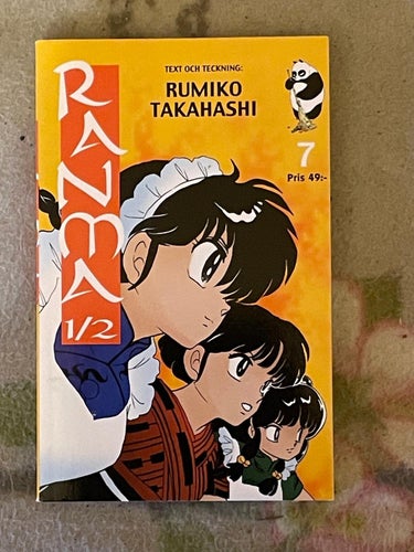 Ranma vol 7 - svenska manga anime fantasy rumiko takahashi inu yasha inuyasha
