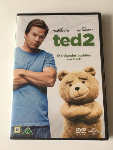 Ted 2 (Mark Wahlberg, 2015). Inplastad DVD