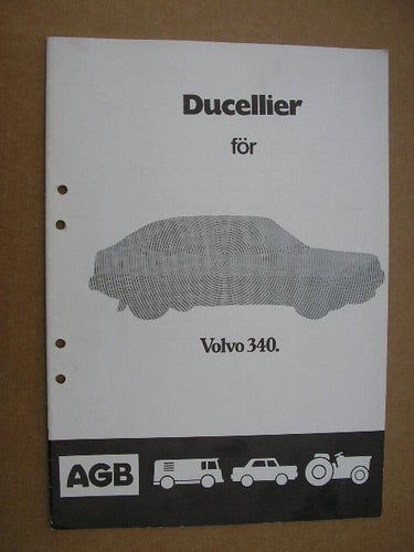 VOLVO Broschyr Ducellier för Volvo 340