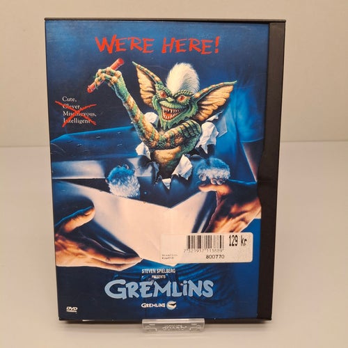 Gremlins - Snapcase - Region 2, DVD-Film, Svensk text, Fint skick