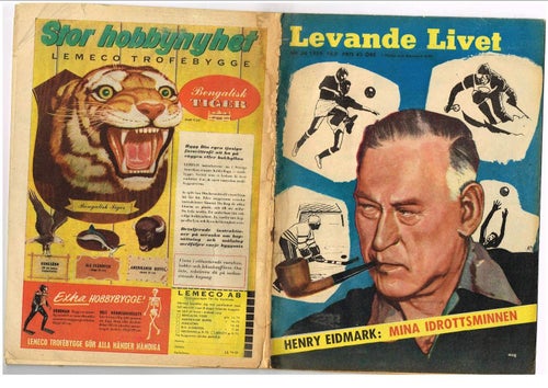 LEVANDE LIVET Nr 34 1959 (årgång 30) omslag: Henry Eidmark