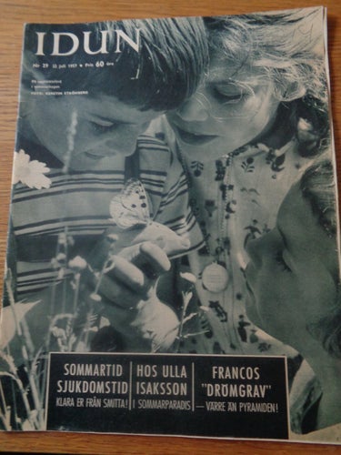 Idun nr29 1957 familjen Ulla Isaksson på Orrön