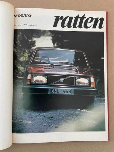 VOLVO Tidning Ratten Inbunden 1979