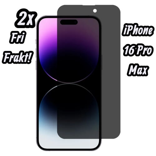 2st iPhone 16 Pro Max Privacy 9H Härdat Glas Skärmskydd | Sekretessfilter
