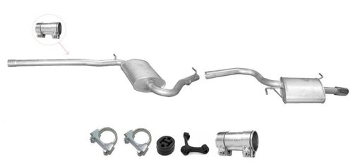 Avgassystem Audi A4