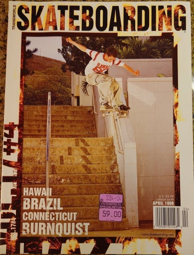 Transworld Skateboarding Magazine - Skate - April 1999 - Vol.17, No.4 - Vintage
