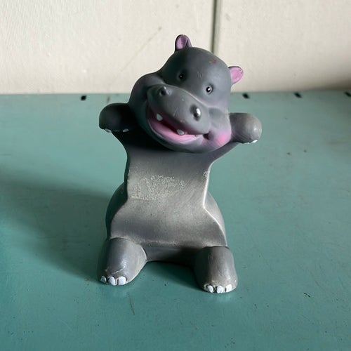 Söt Flodhäst Figur fotoram