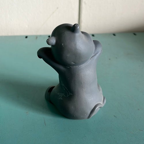 Söt Flodhäst Figur fotoram