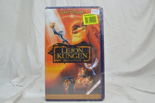 Lejonkungen VHS Inplastad