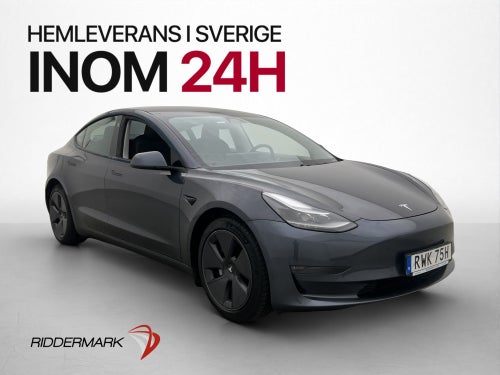 Tesla Model 3 Long Range Panorama Kamera Navi Svensksåld