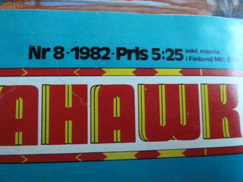 TOMAHAWK, 1982 NR 8, SISTA VARNINGEN, TIDNING