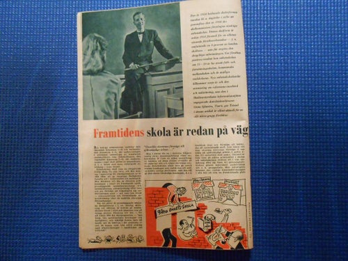 Trivsel nr 27 1954 Lille Rikard och hans katt av Rune Andreásson