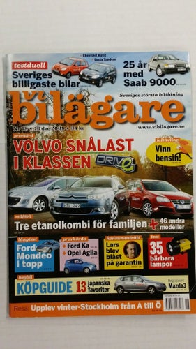 Vi bilägare nr 18 2008: Chevrolet Matiz, Dacia Sandero, Ford Ka, Opel Commodore