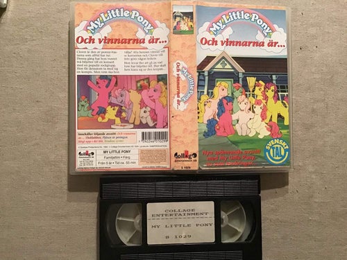 MY LITTLE PONY OCH VINNARNA ÄR VHS SVENSKT TAL