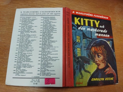 Kitty och den maskerade mannen av Carolyn Keene. bok. Very Good plus