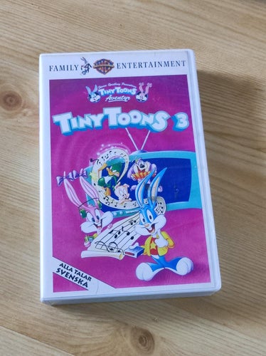 Tiny Toons 3 Svenskt Tal VHS