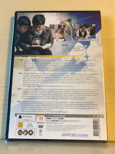 The kite runner, Flyga drake, INPLASTAD, Dvd