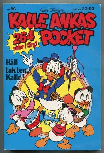 Kalle Anka pocket No.86 Håll takten Kalle 1987 Richters förl