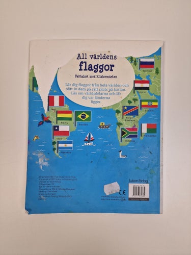 All världens flaggor: Faktabok med klistermärken