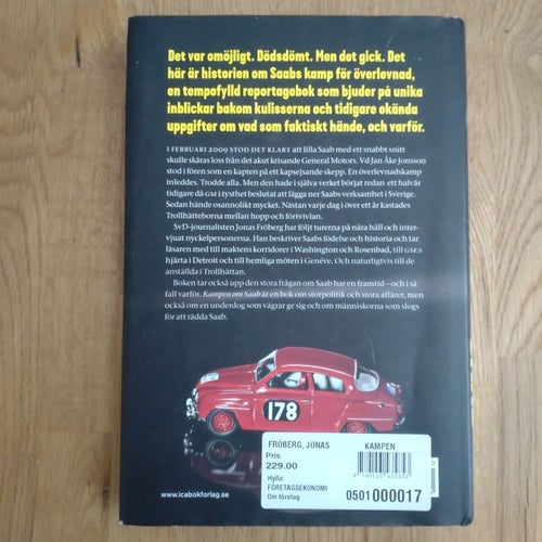 Kampen om Saab av Jonas Fröberg, 2009