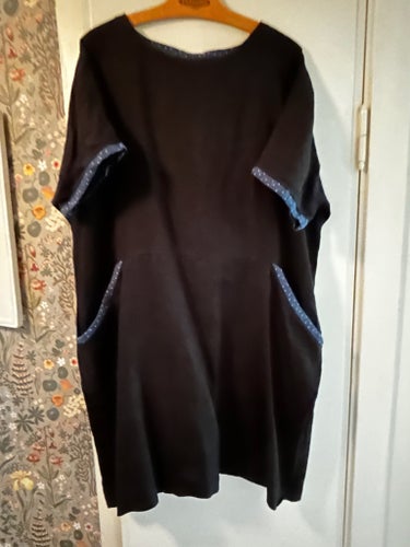Klänning i lin, hemmasydd strl XL