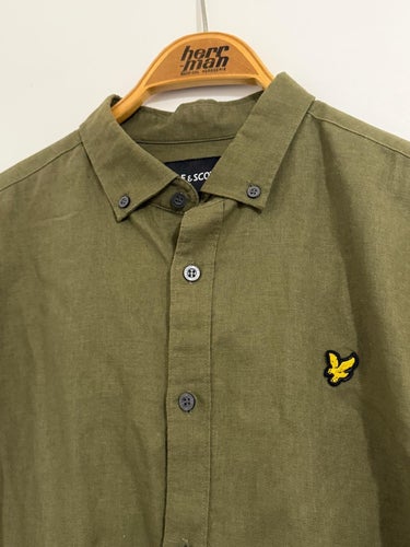 Lyle & Scott grön skjorta, storlek M