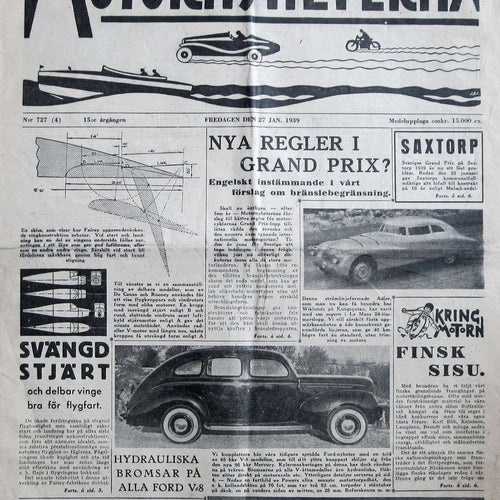 Motornyheterna 1939-4 Saxtorp..Adler Bildreportage