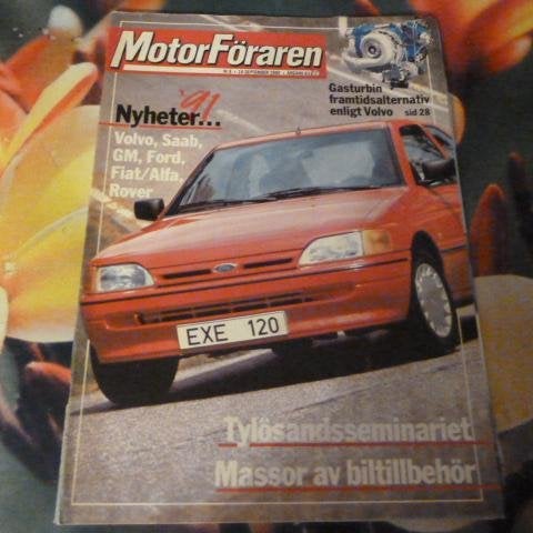 MOTOR FÖRAREN, NR 9-1990, TIDNING