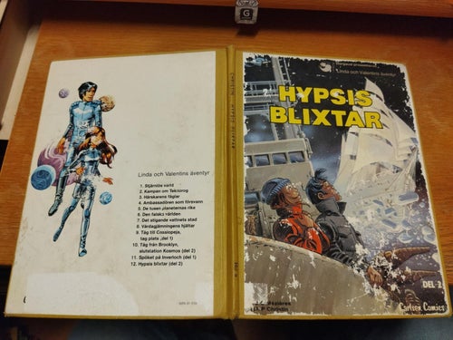 Hypsis blixtar av Jean-Claude Mézières. Very Good plus. BM
