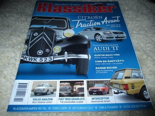 KLASSIKER NR 10 2020. OPEL REKORD 6 COUPÉ -65, CITROËN B11, VOLVO AMAZON ,M.M