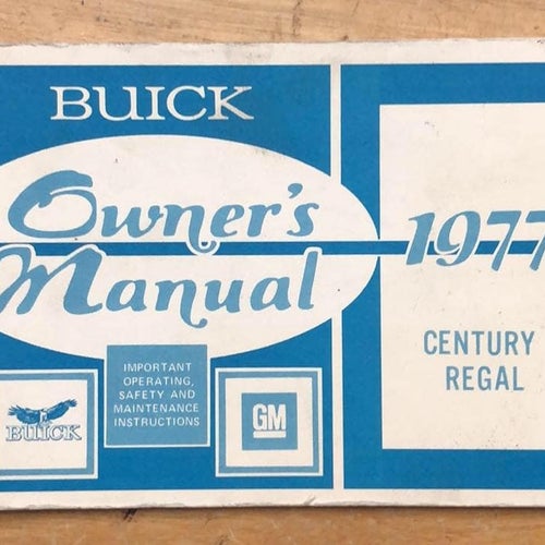 1977 Buick Century/Regal Owner´s Manual