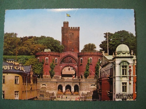 Helsingborg Hälsingborg Kärnan o Terrassen postgånget frimärke 1967